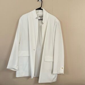 H&M white blazer